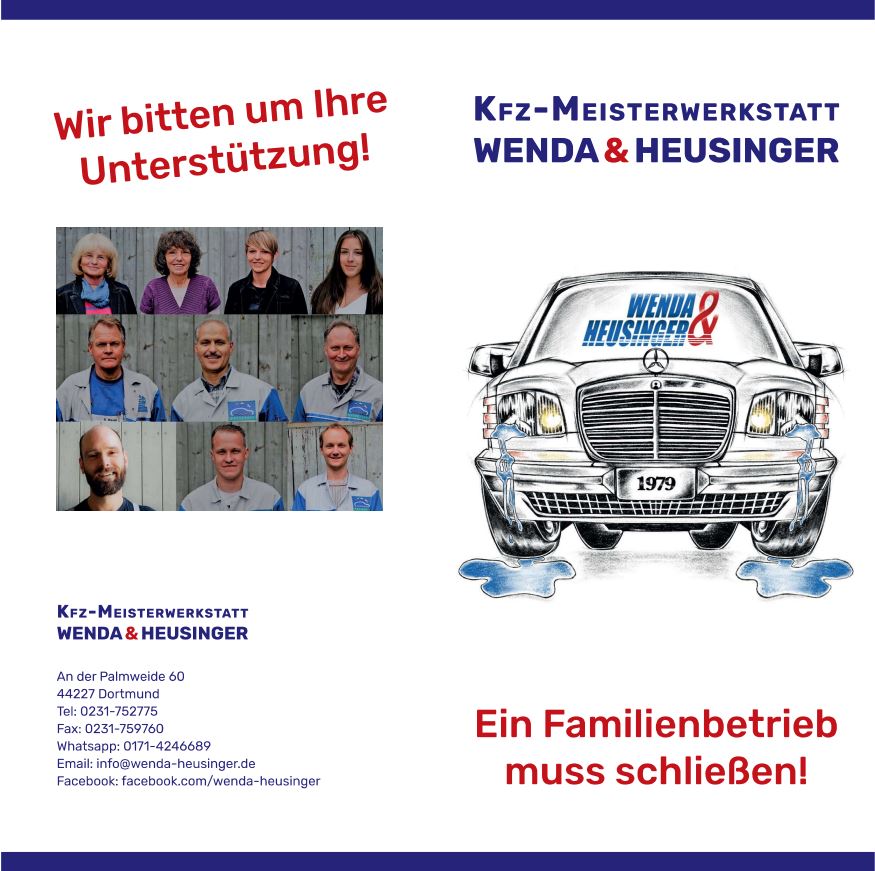 Wir schließen Wir schließen