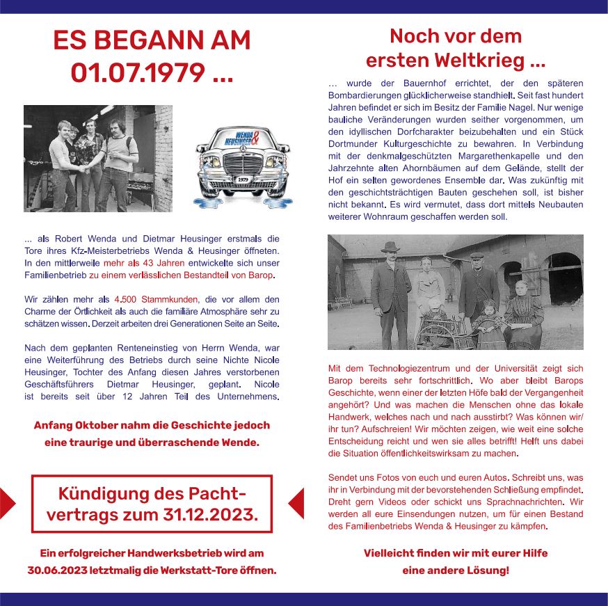 Info Schließung Info Schließung