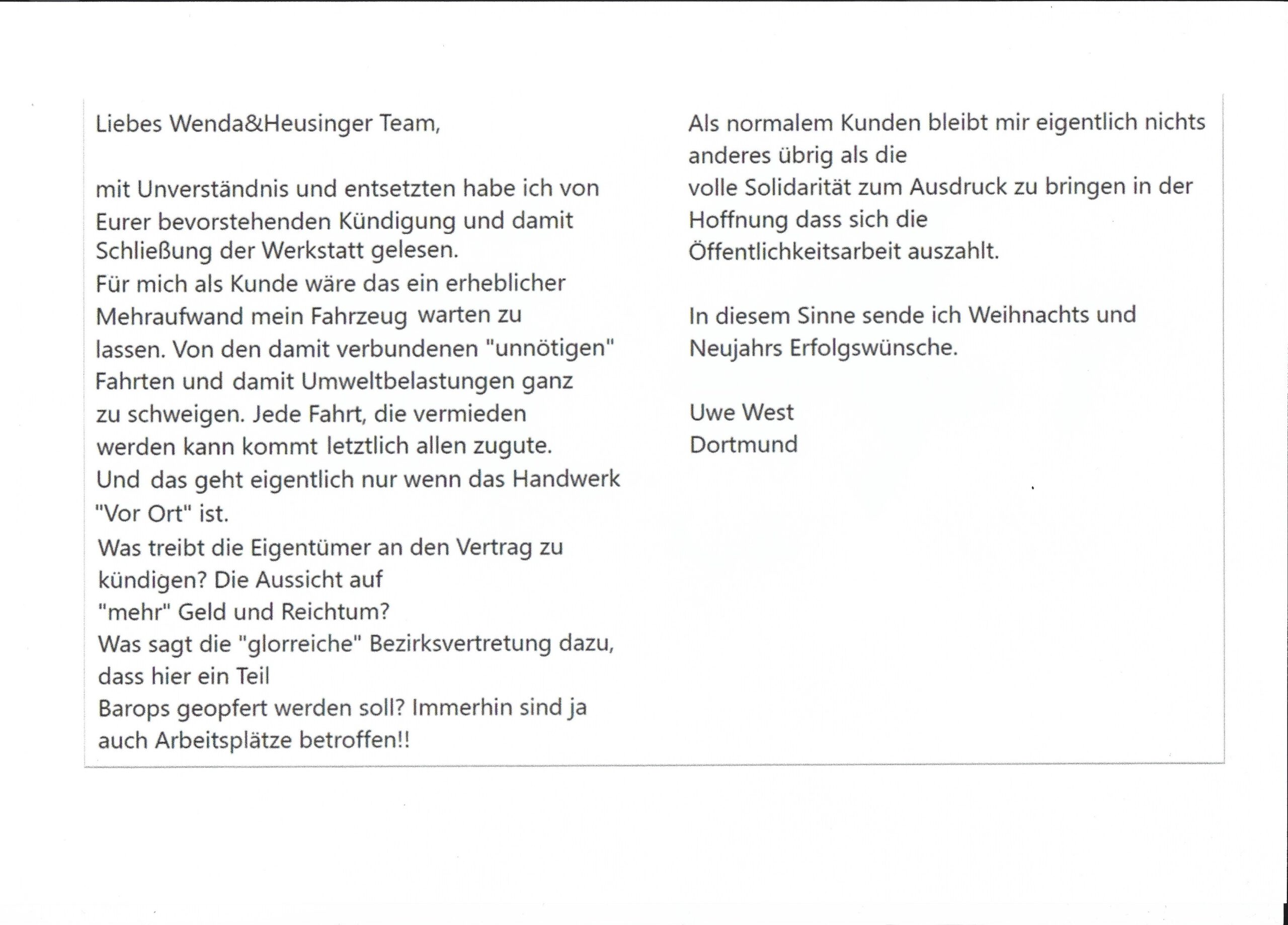Reaktion-Uwe West Uwe West