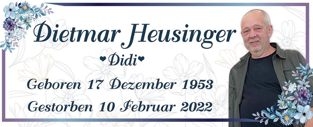 Abschied Dietmar Heusinger